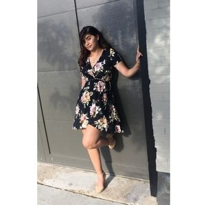 Black Floral Dress